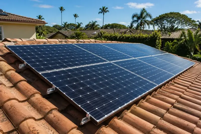 Installation de panneaux solaires à Ganges